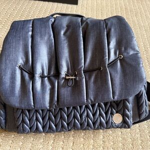 Happy Mama Boutique Gray Baby Bag